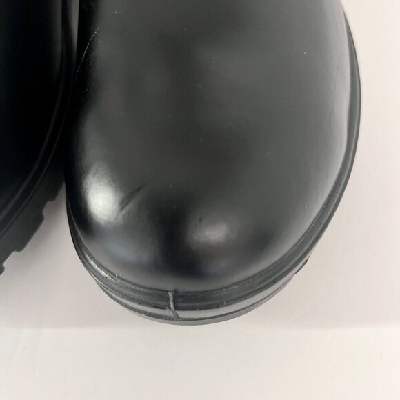 NWOT Aquatherm Bryanna Black Leather Pull On Water Resistant Chelsea Boots Sz 9 - Picture 5 of 16